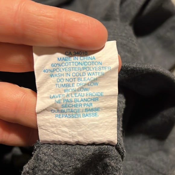 Mens Medium George Brown tackle twill embroidered hoodie - Picture 4 of 5